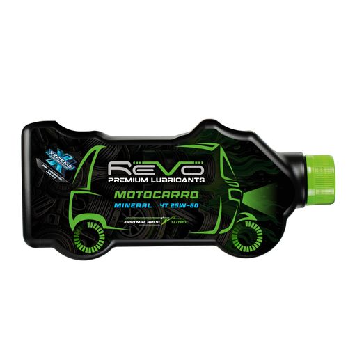 Lubricante Para Moto Carro 4T 25W-60 Mineral Revo 1L