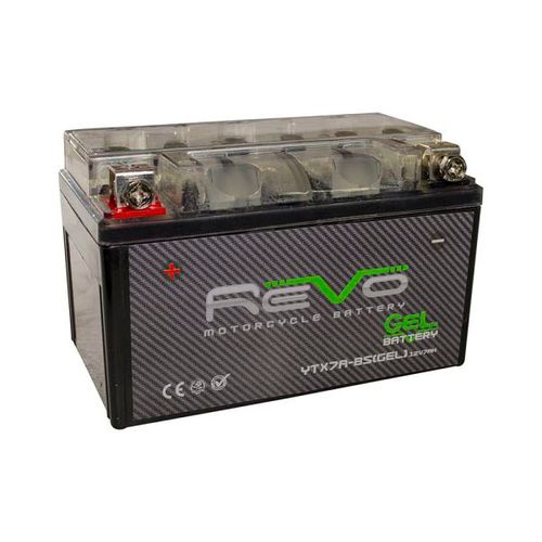 Bateria GEL YTX7A-BS (+ -) Revo Unidad