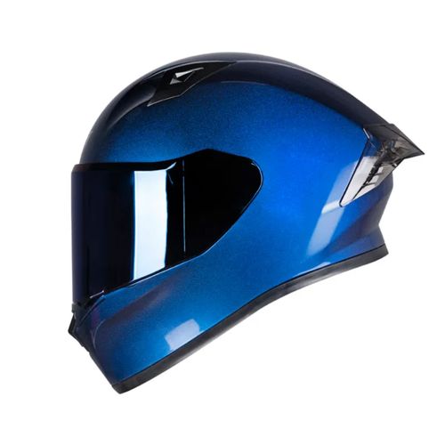 Casco Integral ICH 503 SOLID Blue Camaleón Brillante - L