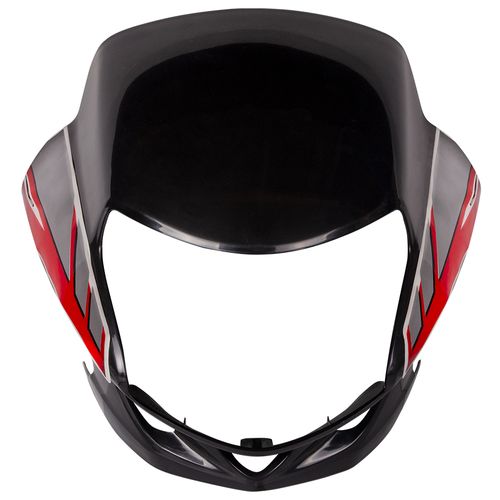 Carenaje Negro + Calca Roja Eco Deluxe RKJ Kit