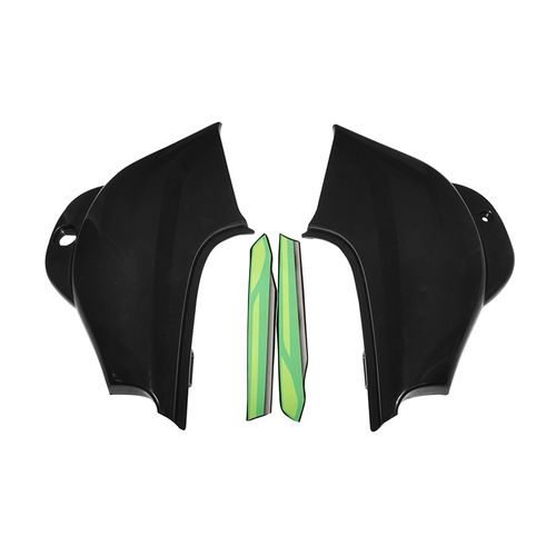 Tapas Laterales Negra Flexi Con Calcas Verdes Boxer CT 100-KS-ES-CT 125 RKJ Kit