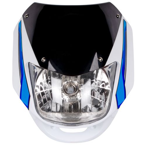 Carenaje Blanco+Visor+Farola+Calca Azul Boxer Ct 100 OEM Kit