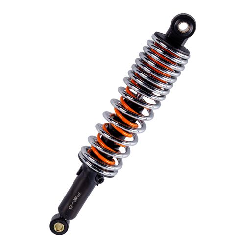 Amortiguador Trasero Cromado Naranja Doble Espiral Boxer BM 150 Revo Unidad