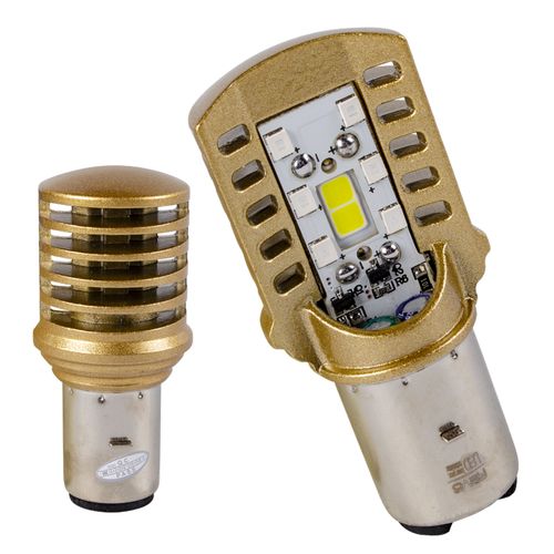 Luz Led De 8W Ac-Dc 9-24V 850 Lumens Ba20D (2 Patas Plus) Revo Und