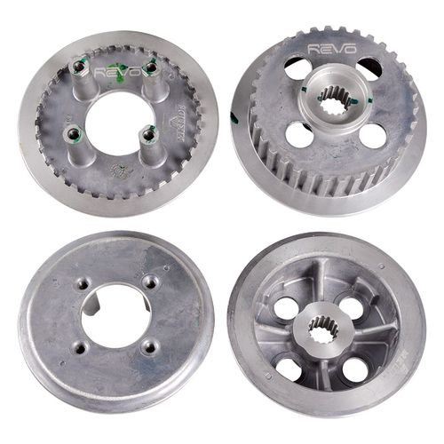 Porta Disco Y Porta Resortes De Clutch Pulsar 200Ns Fi-Bsiv-Rs200 Revo Kitx2