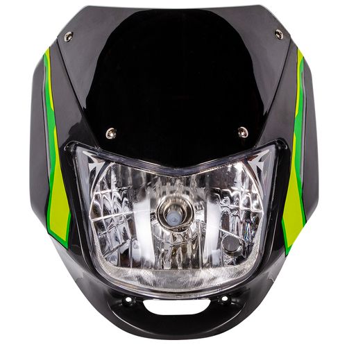 Carenaje Negro+Visor+Farola+Calca Verde Boxer Ct 100 OEM Kit