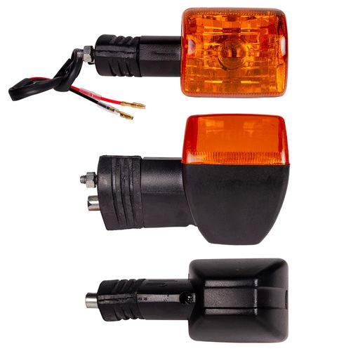 Direccional Delantera Derecha Trasera Izquierda Amarilla ECO 100 MV-Splendor 100 Revo CajaX2