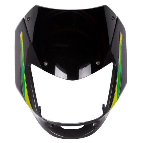 Carenaje Negro + Visor + Calca Verde Boxer CT 100-KS-ES RKJ Kit