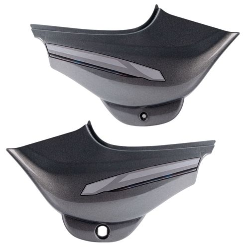 Tapas Laterales Gris Titanium Flexi Con Calcas Grises Boxer CT 100 Titanium-KS-ES-CT 125 RKJ Unidad