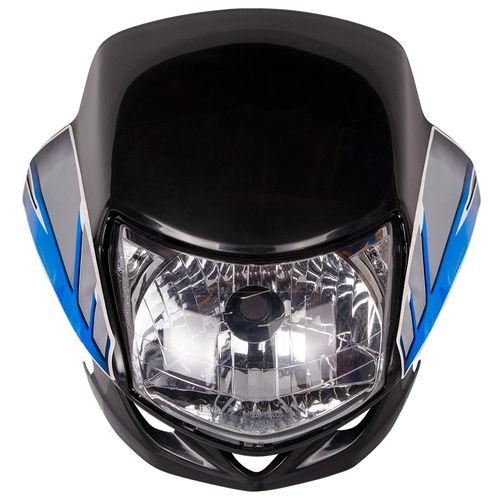 Carenaje Negro + Farola + Calca Azul Eco Deluxe OEM Kit