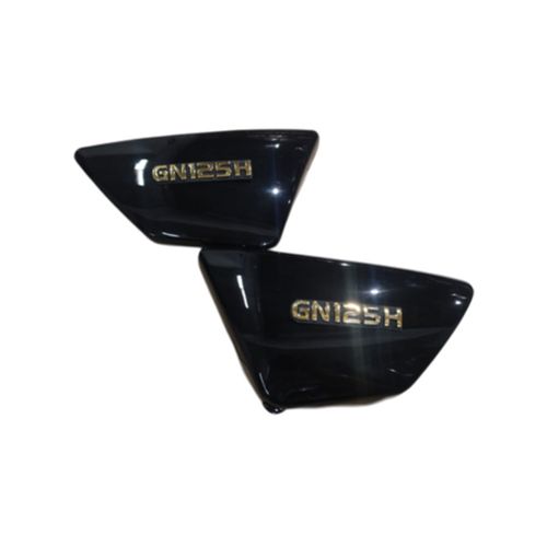 Tapas Laterales Negras + Emblema GN 125H RKJ Kit