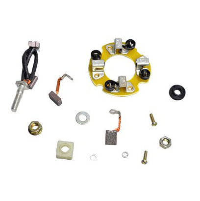 Escobillas Y Porta Escobillas Arranque Motocarro Torito RE 175-205D, Torito 4S Original Varroc Kit